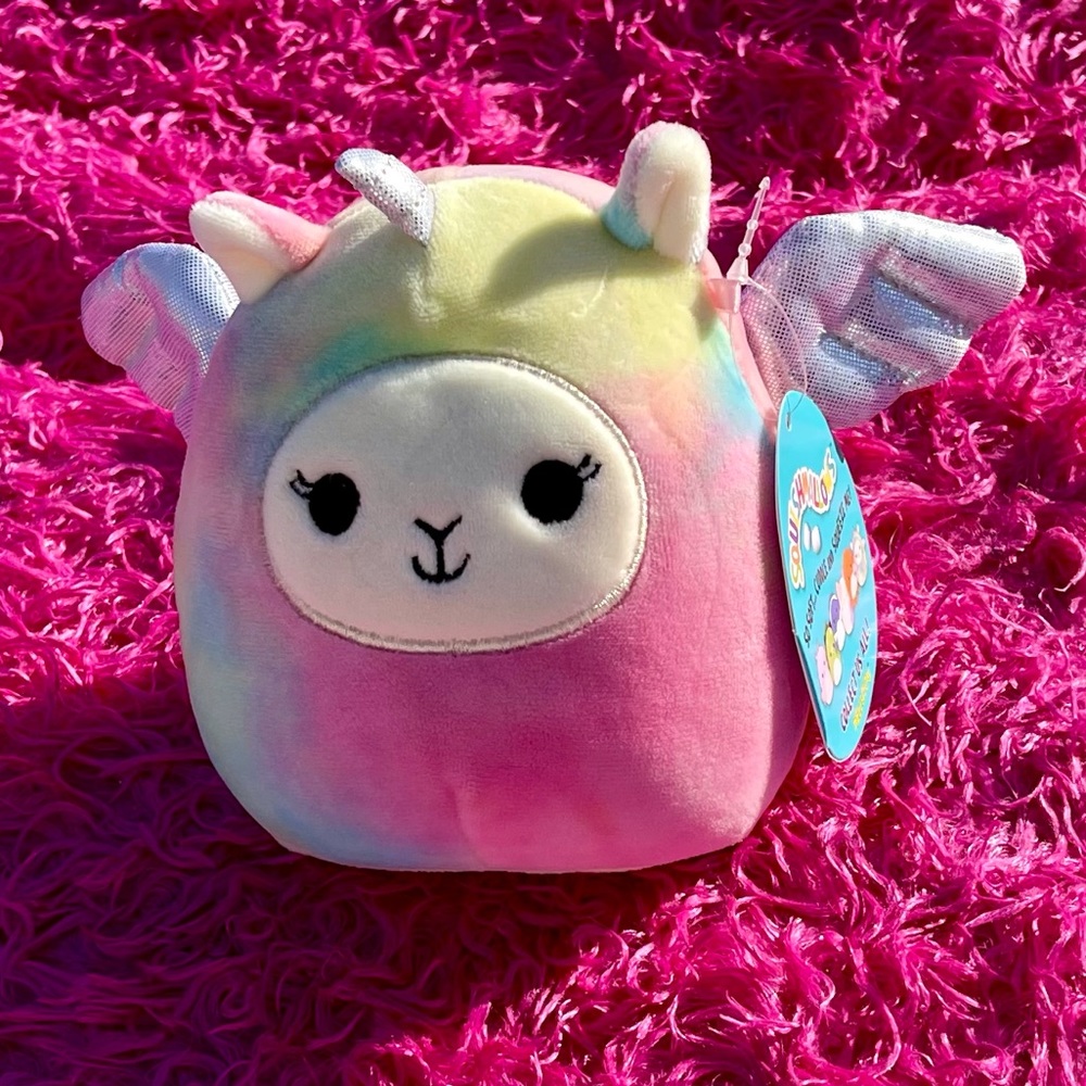 Lucy-May The Tiedye Llamacorn By Squishmallows 5”